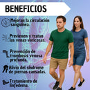 Medias De Compresión Vena Várice E Hinchazón Con Cremallera Negro L/XL