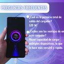 Cargador 120w Doble Puertos Tipo C Usb Carga Rapida Pro