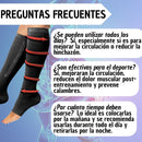 Medias De Compresión Vena Várice E Hinchazón Con Cremallera Negro S/M