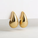 Aretes En Forma Gota De Agua Para Mujer Moda Outfit Par