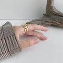 Anillo Diseño Irregular Ajustable Para Adultos