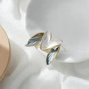 Aretes Pendientes De Hoja Glam Para Mujer