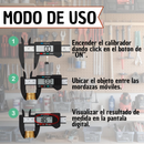 Calibrador Pie De Rey Digital 4bateria Lr44 Calipre Original