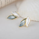 Aretes Pendientes De Hoja Glam Para Mujer