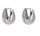 Aretes Candado Pequeño Circular Moda Outfit