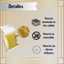 Hojas De Papel Doradas Decorativas Artesanales Oro DIY 50 Unidades
