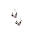 Aretes Asimétricos Semi Cuadrado Moda