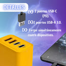 Cargador 120w Doble Puertos Tipo C Usb Carga Rapida Pro