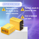 Cargador 120w Doble Puertos Tipo C Usb Carga Rapida Pro