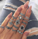 Set de Anillos Vintage 15 Piezas