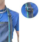 Delantal Denim Con Bolsillo Ajustable Chef Mesero Resistente