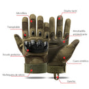 Guantes Para Moto Tactiles Protección Nudillos