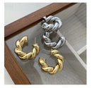 Aretes Giros Circulares Para Mujer Outfit Moda Par
