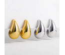 Aretes En Forma Gota De Agua Para Mujer Moda Outfit Par