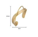 Pulsera Manilla Irregular Doble Calibre Cruzadas Ajustable