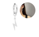 Arete Candonga Argolla Rayo Mujer Hombre 1 Unidad