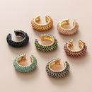 Aretes Ear Cuff De Cartilago Ajustable Moda Sin Perforacion