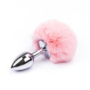 Plug Anal Animal Metálico Cola De Conejo Sexo Anal Sexy