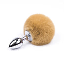 Plug Anal Animal Metálico Cola De Conejo Sexo Anal Sexy