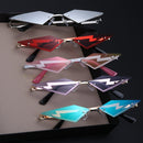 Gafas De Sol Diseño Diamante Espejo Outfit Concierto Flow