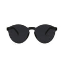 Gafas De Sol Traslucidas Semi Redondas Mujer Hombre Moda