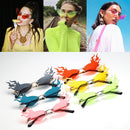 Gafas De Sol Llamas Extendidas Concierto Outfit Fashion Moda