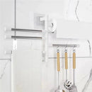 Toallero Pared 4 Barras Metal Acero Giratorio 180° Baño Pro