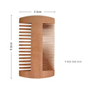 Cepillo/peine Profesional Madera Fortalece Barba Y Cabello