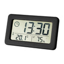 Reloj De Mesa Temperatura Humedad Rosado Electrónico Led