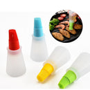 Brocha Dispensadora Aceite Botella En Silicona