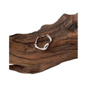 Anillo De Ondas Trenzado Delicado Ajustable Para Mujer