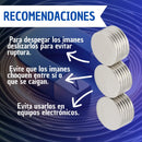 Imanes Forma De Moneda 1cmx1mm Neodimio X50u Potentes