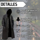Impermeable Eva Capa Adulto Lluvia Capota Con Botones Pro