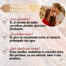 Pulseras De Imán Para Parejas Magnéticas Corazón Ajustable