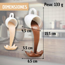 Taza Chocolate Escultura Ideal Decoracion Artistica Pro