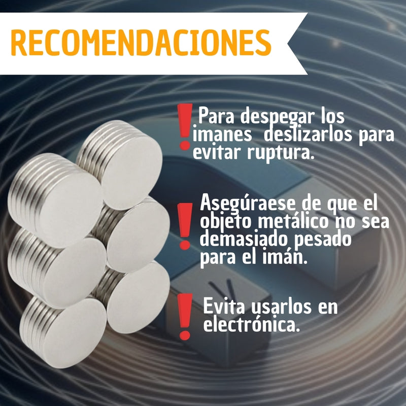 Imanes Redondos Pequeños 1.5x1.2mm Neodimio Potentes X20u