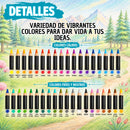 Colores Escolares y Artísticos x36 Tonos Klipp