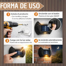 Pack 4 Lámparas Solares LED Exterior Impermeables
