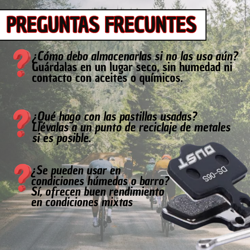 Pastillas De Freno Resina Bici Sram Avid Xx Force Red Axs