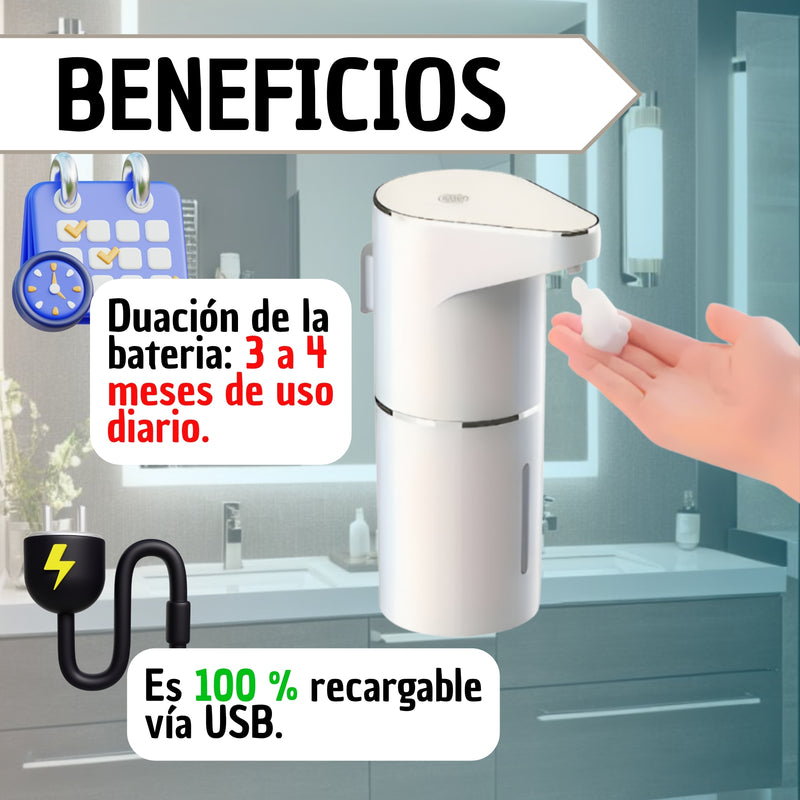 Jabon Liquido Espuma Dispensador Infrarrojo Sensor Automatic