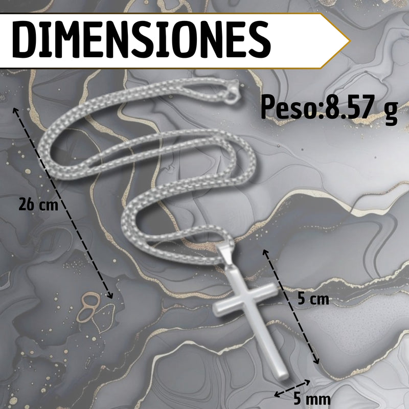 Collar Cadena de Cruz Hombres y Mujeres