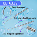 Set Limpieza Lingual Acero Inoxidable Higiene Bucal Profesional