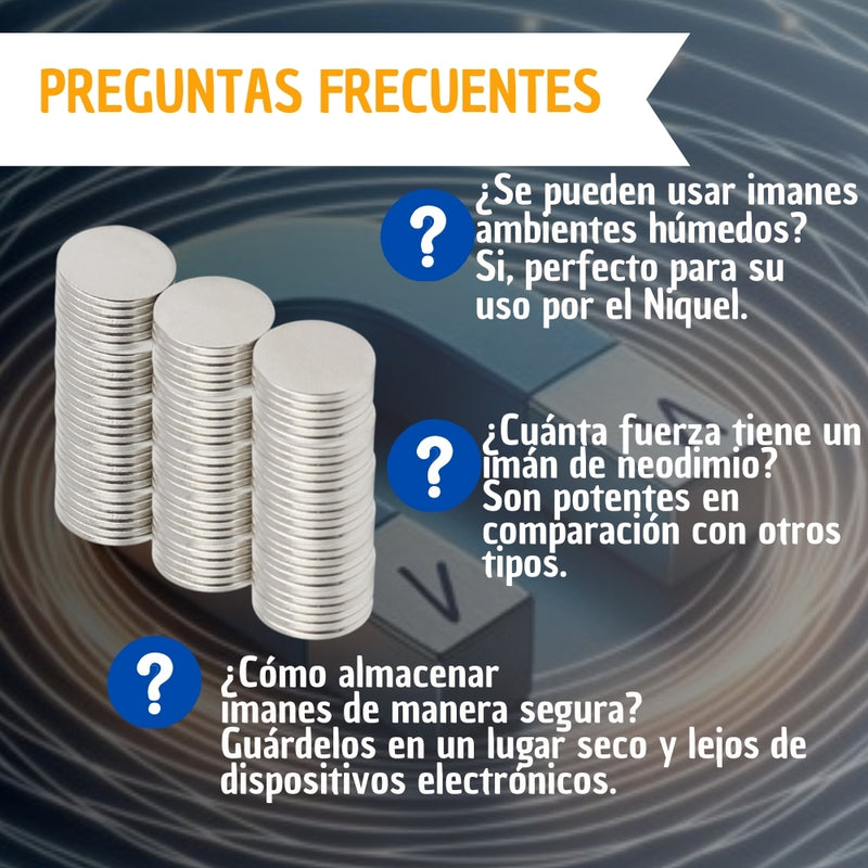 Imanes Redondos Pequeños 1.5x1.2mm Neodimio Potentes X20u