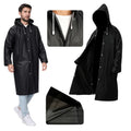 Impermeable Eva Capa Adulto Lluvia Capota Con Botones Pro