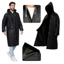 Impermeable Eva Capa Adulto Lluvia Capota Con Botones Pro