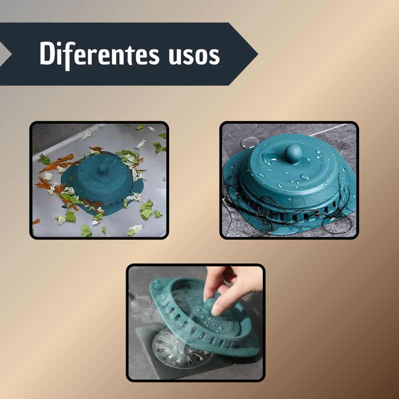 Tapon Cubierta Desagüe Sifon Repele Olores Control De Agua