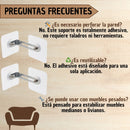 Anclajes Adhesivos De Pared Sin Taladro Armarios Mesas X2