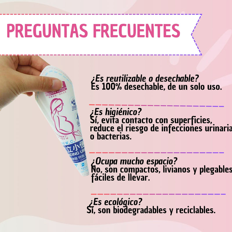 Orinal Desechable Mujeres X10