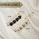 Pin Broche De Perlas De Seguridad Para Ropa