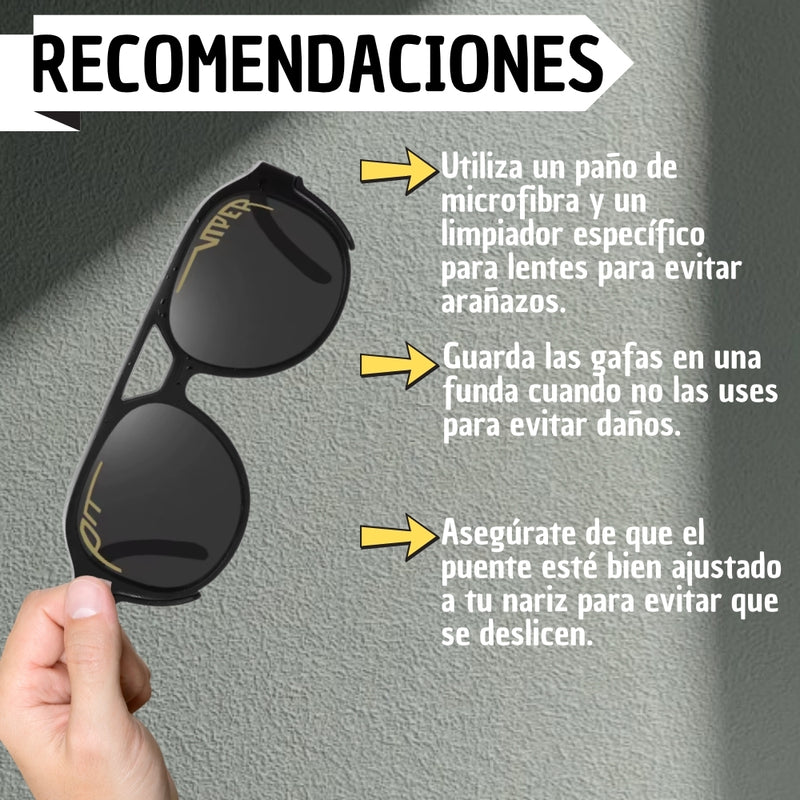 Gafas De Sol Ciclistas Deportes Viper Polarizadas Pro